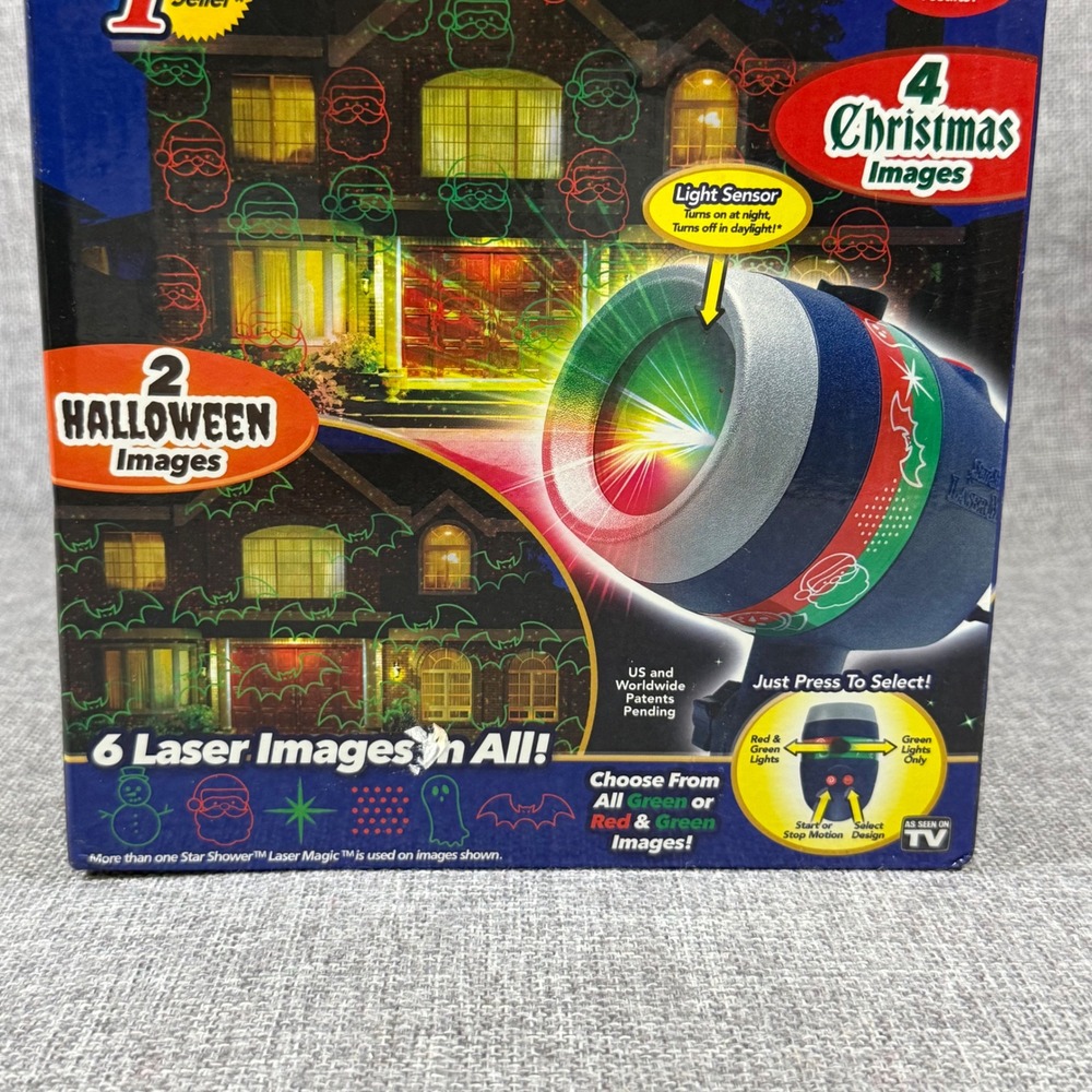 Star Shower Laser Magic Projector Black New Christmas Halloween Holiday Light - Picture 3 of 13